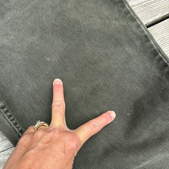 Vintage Levi’s  951 relaxed fit tapered jeans in olive green - Picture 11 of 11